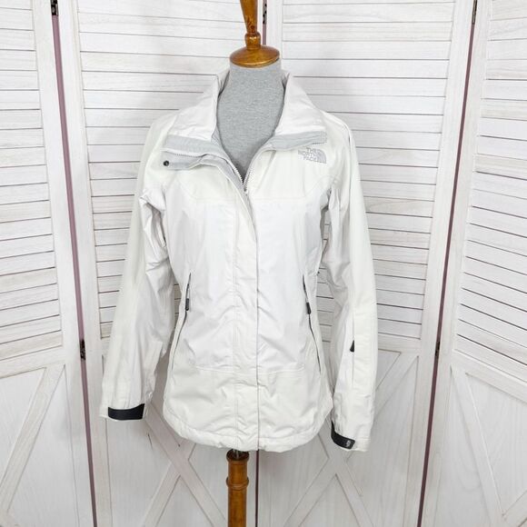 The North Face Women’s Resolve Full Zip Outdoor Jacket Ivory Stone Medium - Picture 1 of 13